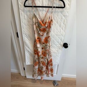 NWT ASTR Floral Print Spaghetti Strap Dress